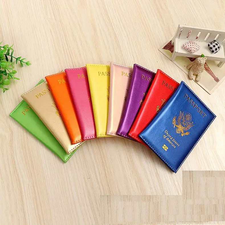 Brand New 200 pcs Travel Cute USA Passport Cover Passport Holder