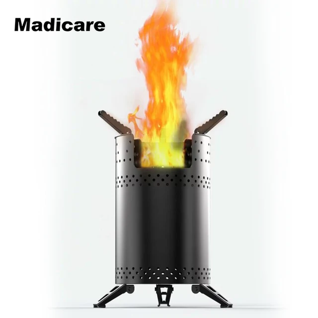 Portable Multi Fuel Wood Stove Kitchen Stainless Steel Camp For Portable Multi Fuel Wood Stove Kitchen Stainless Steel Camp For Camping Hiking Fishing Fogao Outdoor