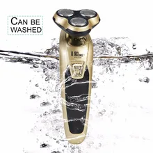 3 In 1 Men Shaver Blade Electric Shaver Shaving Machine Rechargeable Floating Razor Washable Beard Trimmer Nose Ear Hair Trimmer