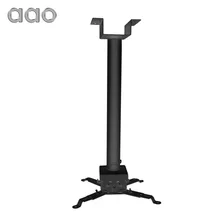 AAO 50cm 80cm 150cm LED Projectors Ceiling Mount Bracket Flat Sloped Ceiling Extendable Length Projection Mount Wall Hanging
