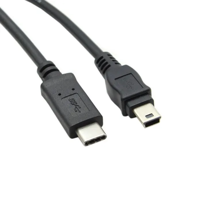 

USB 3.1 Type C Male to Mini USB 2.0 Male Data Cable 1M for HUAWEI P20 Tablet & Mobile Phone & Macbook