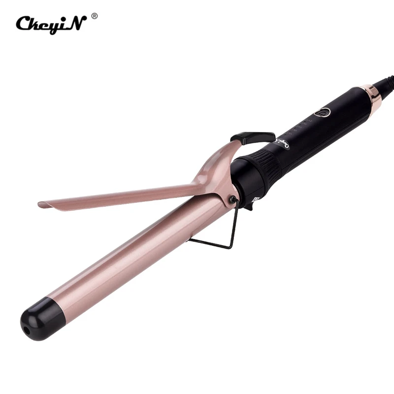 

Professional Rotating Curling Iron Tourmaline Ceramic Hair Curler Temperature Adjustment Curling Wand Styler 9mm/19mm/25mm/28mm