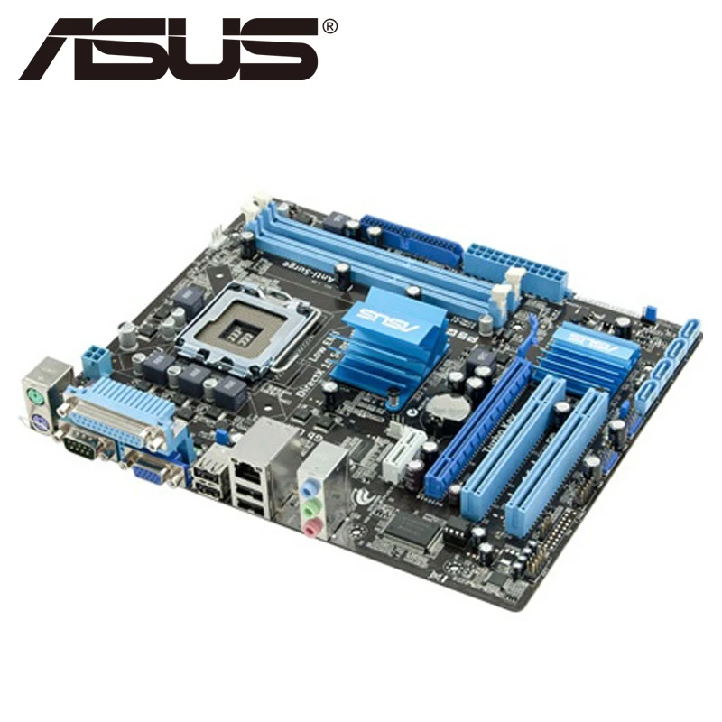 Asus P5G41T M LX V2 настольная материнская плата G41 Socket LGA 775 Q8200 Q8300 DDR3 8G u ATX UEFI BIOS