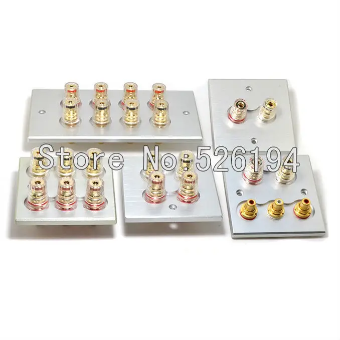 

Free shipping Acrolink Hi-End Gold plated wall type binding post speaker terminal