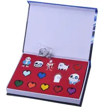 Санс и папирус из сказок подземелья Frisk ожерелье брелок кулон Косплей коллекция оружия набор