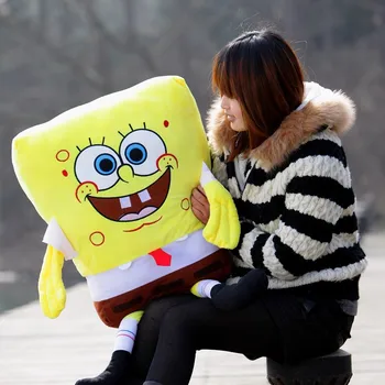 

lovely plush Spongebob toy the cartoon Spongebob soft huge stuffed toy about 120cm