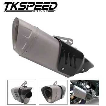 

500cc 600cc r11 carbon motorcycle exhaust pipe muffler R6 R1 CBR500 Z750 exhaust tubo escape moto escapamento de moto