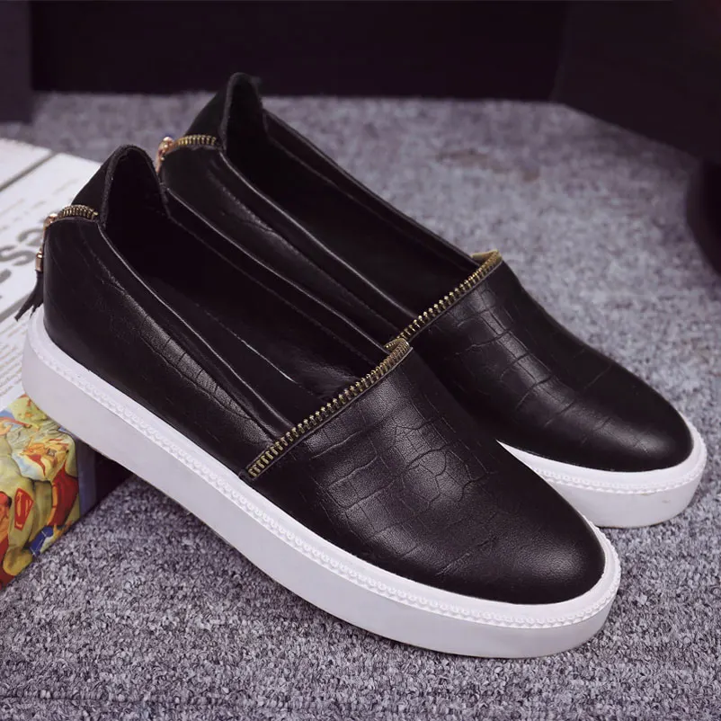 

Women Luxury brand Loafer Shoes Woman 2017 Genuine Leather Loafers Fashion Chains Footwear Casual Women Luxury Drop Shipping