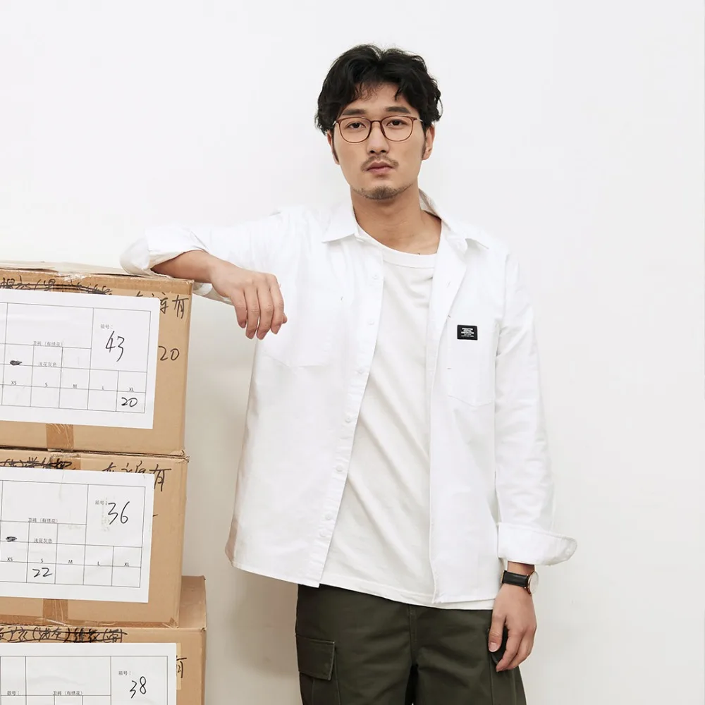  Xiaomi mijia youpin MITOWN LIFE cotton tooling shirt 100% cotton loose comfortable casual wild men'