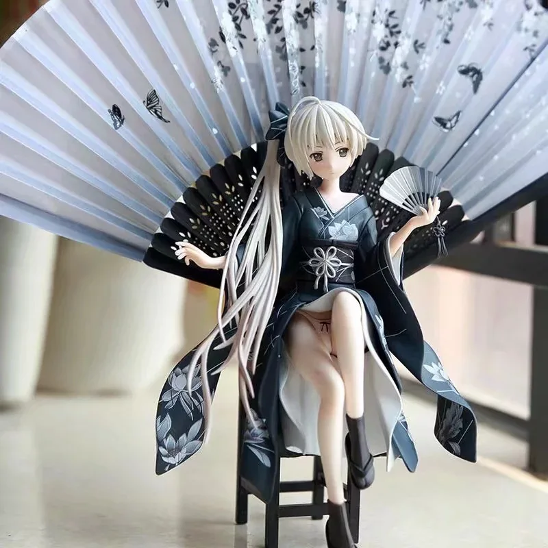 

26 CM Anime Yosuga No Sora/ALPHAMAX SKYTUBE Kasugano Sora Action Figures Sexy Girl Kimono PVC Anime Figure Model Collection Toys