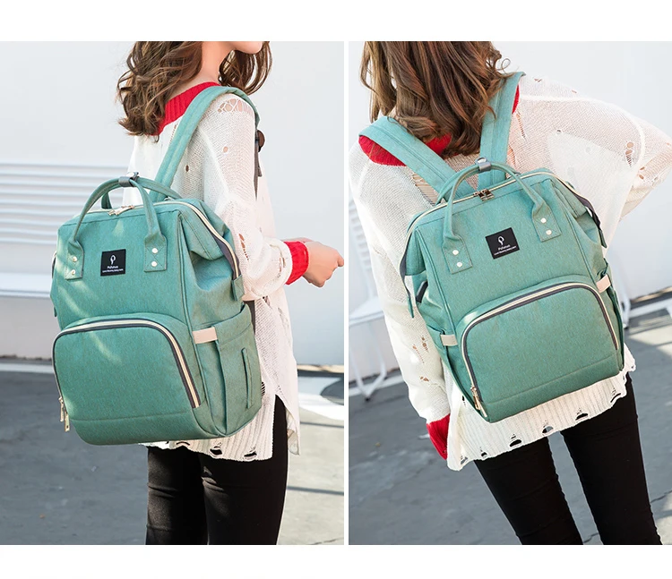 

2019 Baby Diaper Bag With USB Interface Large Capacity Waterproof Nappy Bag Kits Mummy Maternity Travel Backpack Nursing Handbag