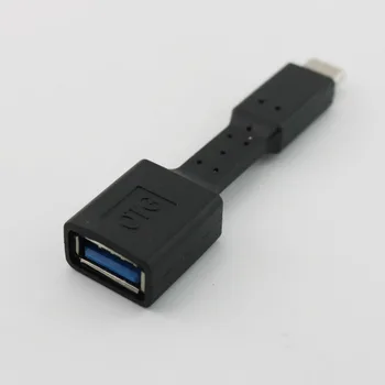 

2pcs Black USB 3.1 Type C Male to USB 3.0 A Female Adapter Cable Sync Data Hub OTG Cord for MacBook PC