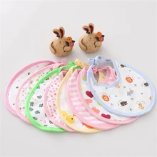 Одежда с рисунком для детей, детские девушки тканевый слюнявчик, комплект для новорожденных, детский комбинезон, детская одежда для девочек Одежда для маленьких нагрудник для мальчика хлопковые многоразовые мальчиков Слюнявчики 5 шт./лот H-KBL023-5P