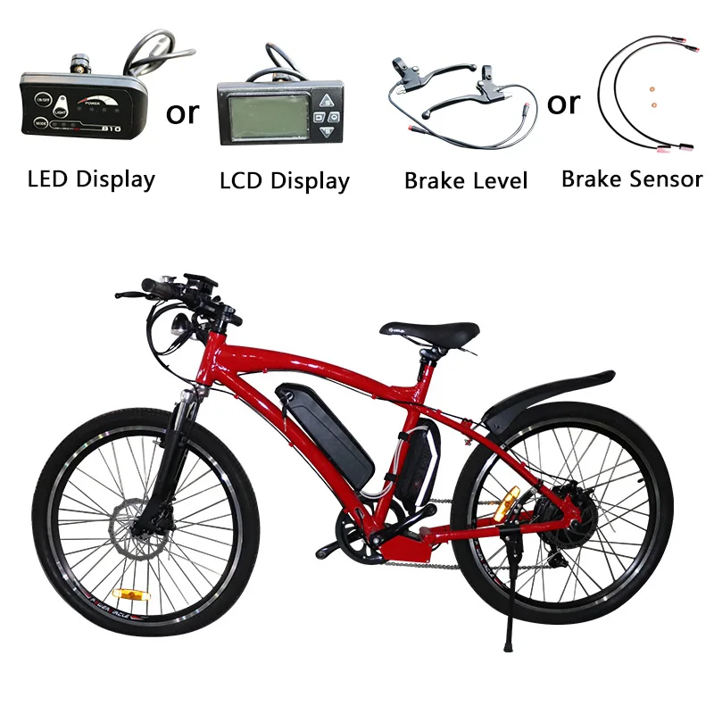 Top Ebike kit 36V 12ah-15ah Geared Motor Wheel Hailong Battery LCD Panel 250W-500W Electric Bicycle Conversion Kit E bike electrico 4 Top Ebike kit 36V 12ah-15ah Geared Motor Wheel Hailong Battery LCD Panel 250W-500W Electric Bicycle Conversion Kit E bike electrico 4