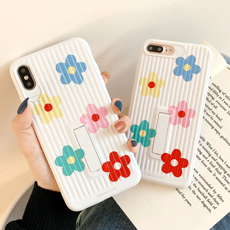Роскошный чехол с цветочным узором для IPhone X XS MAX XR 8 7 6 S Plus Iphone7plus чехлы телефонов