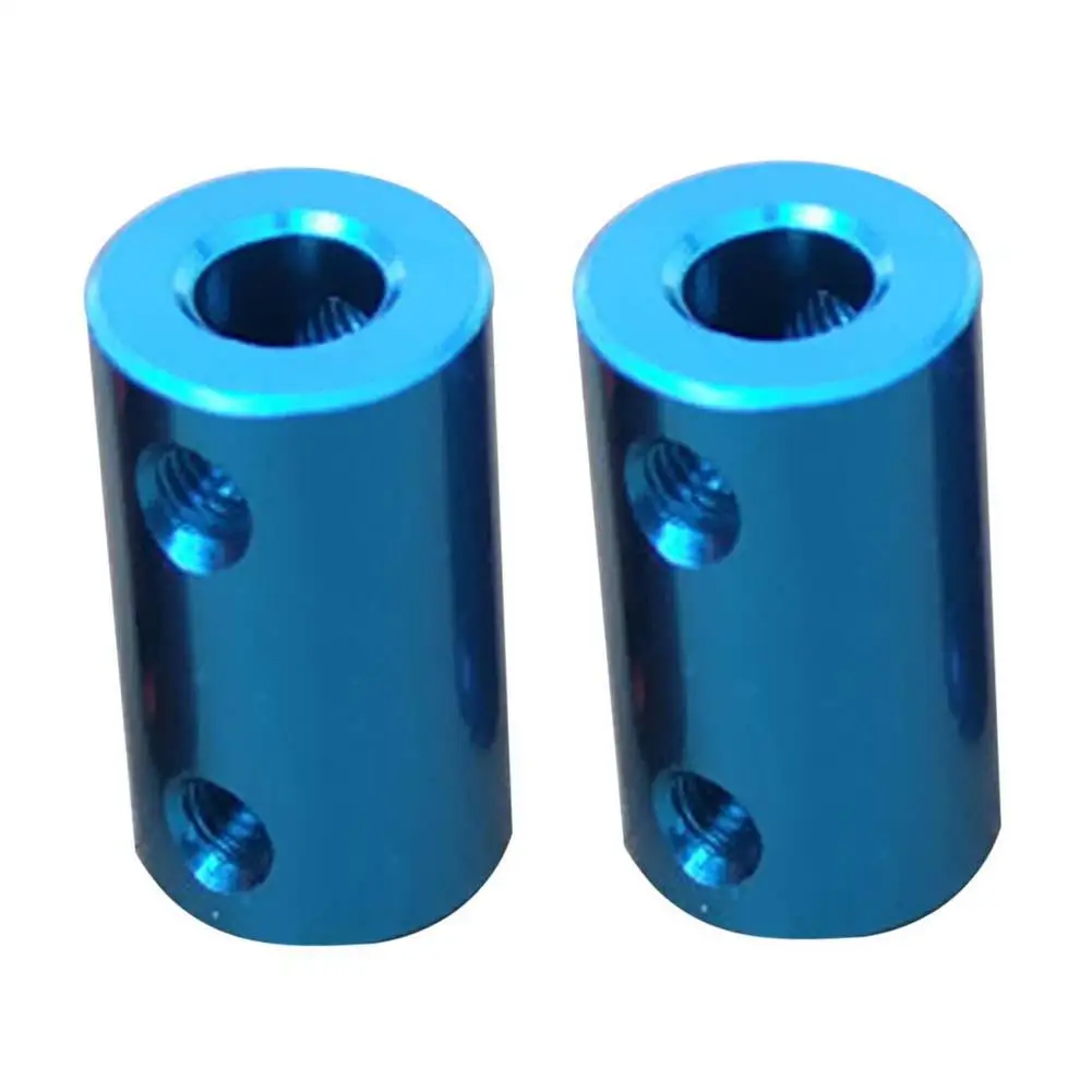 

2Pcs 6.35-8mm + 8-8mm Flexible Shaft Coupling Rigid Coupler Motor Connector