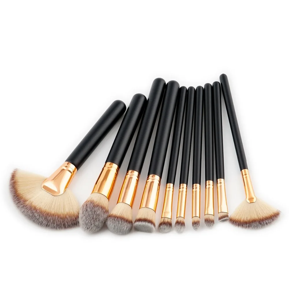 Special Chance for  KIMUSE 10pcs Makeup Brushes Set Eye Shadow Foundation Powder Eyeliner Eyelash Lip Make Up Brush Cos