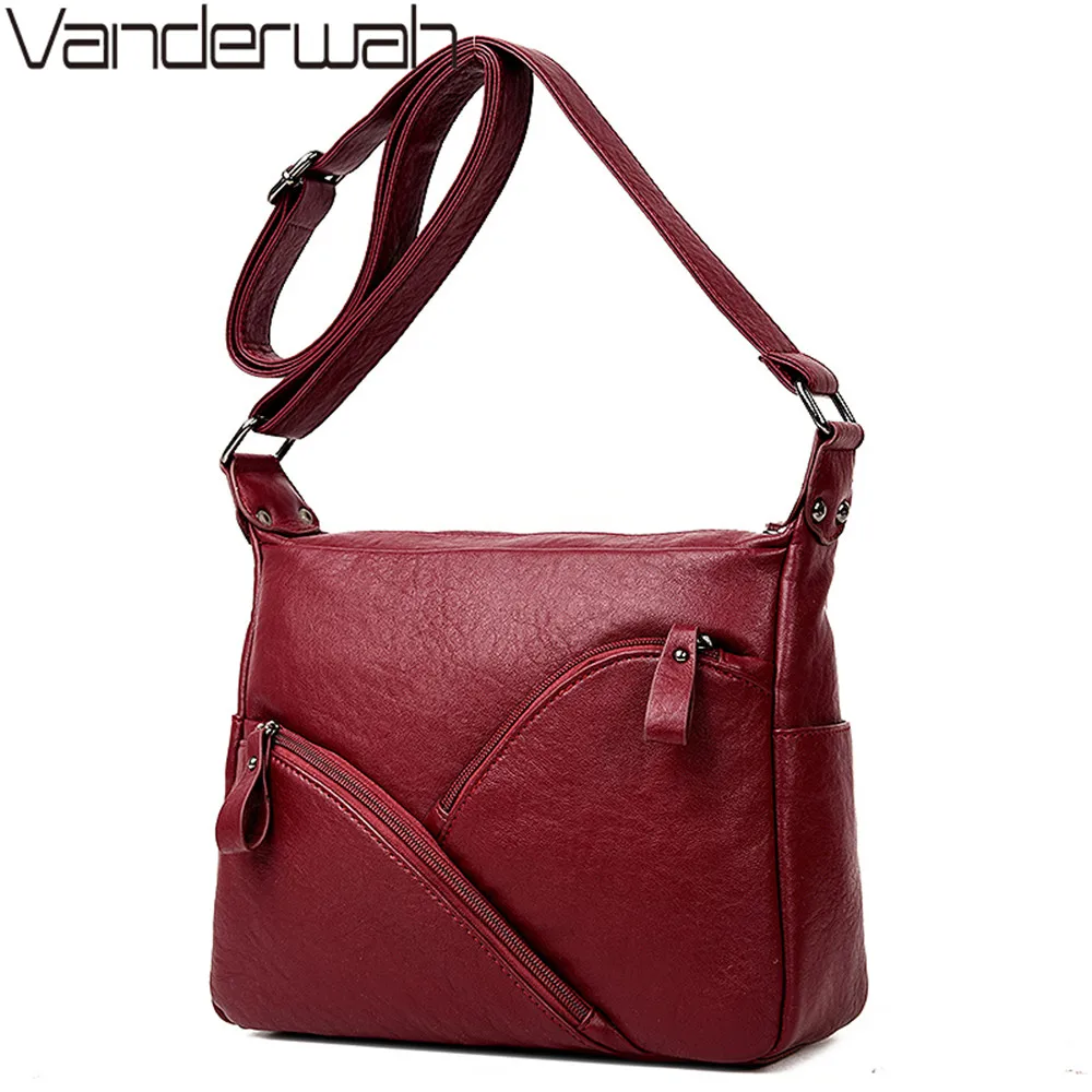 Women Bags Leather Bags 2018 Fashion Zipper Women Handbags High Quality Sheepskin Shoulder Bag Ladies messenger bag Sac A Main fashion women leather plaid messenger bag sac a main shoulder bags women crossbody bag ladies high quality handbags bolsos mujer