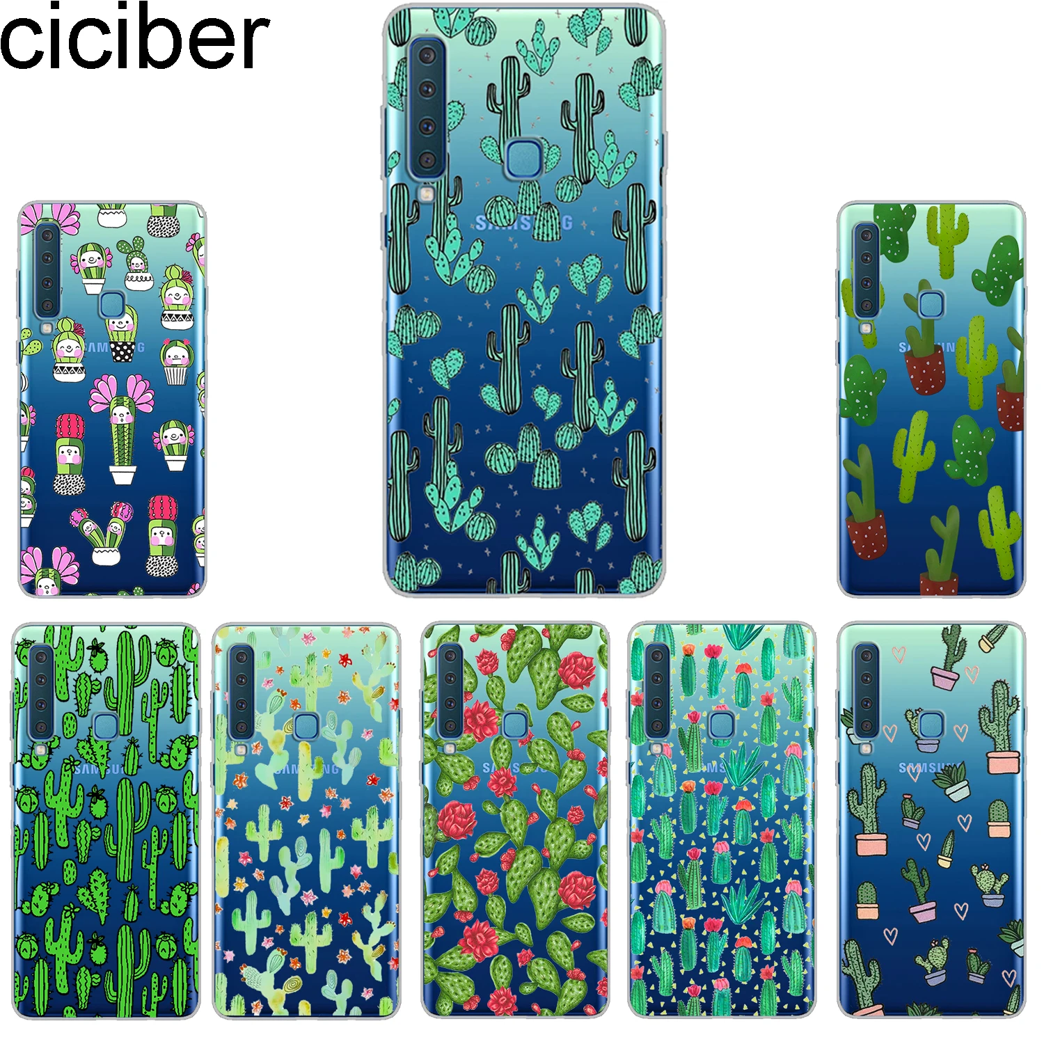 Ciciber чехол для телефона Samsung Galaxy A6 A8 A7 A9 Plus 2018 Star мягкий TPU A5 A3 2016 2017 A6S Cactus |