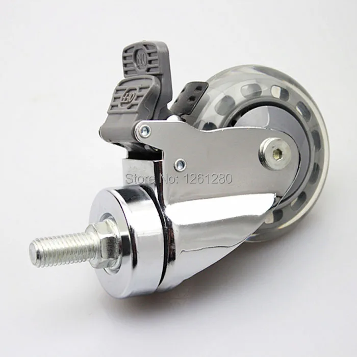 4 inch Silent Medical Caster hospital bed wheel with brake Industry machinery material furniture Handling Equipment Part 4 inch Silent Medical Caster hospital bed wheel with brake Industry machinery material furniture Handling Equipment Part