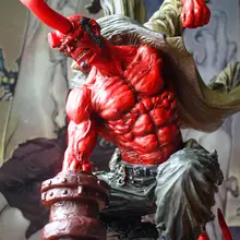 Estartek 1/4 статуя HELLBOY из смолы, красное золото, набор для гаража, статуя для фанатов, Праздничная коллекция, подарок H36CM