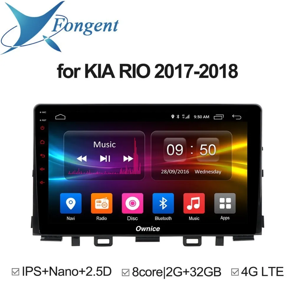 

for KIA RIO 2017 2018 Car Android Unit Intelligent System Car Multimedia Player GPS Navigator Vehicle DVD Radio Stereo Audio PC