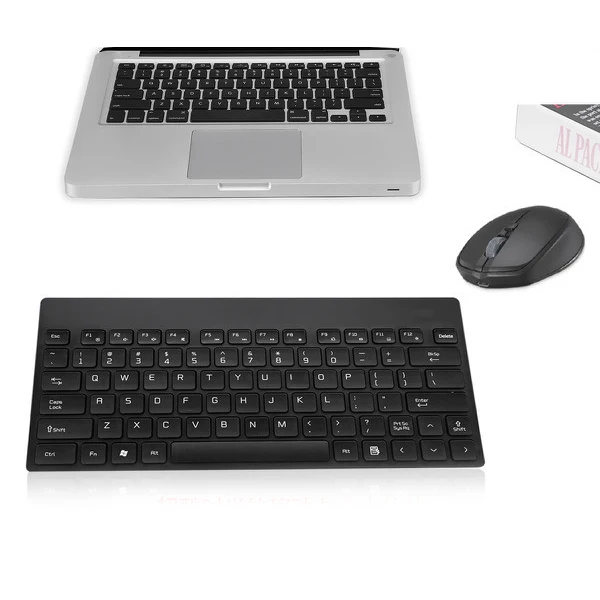 Отличная 2,4G Беспроводная клавиатура с мышкой комбинированная мини-клавиатура 1600 dpi набор мышей для ноутбука GY88