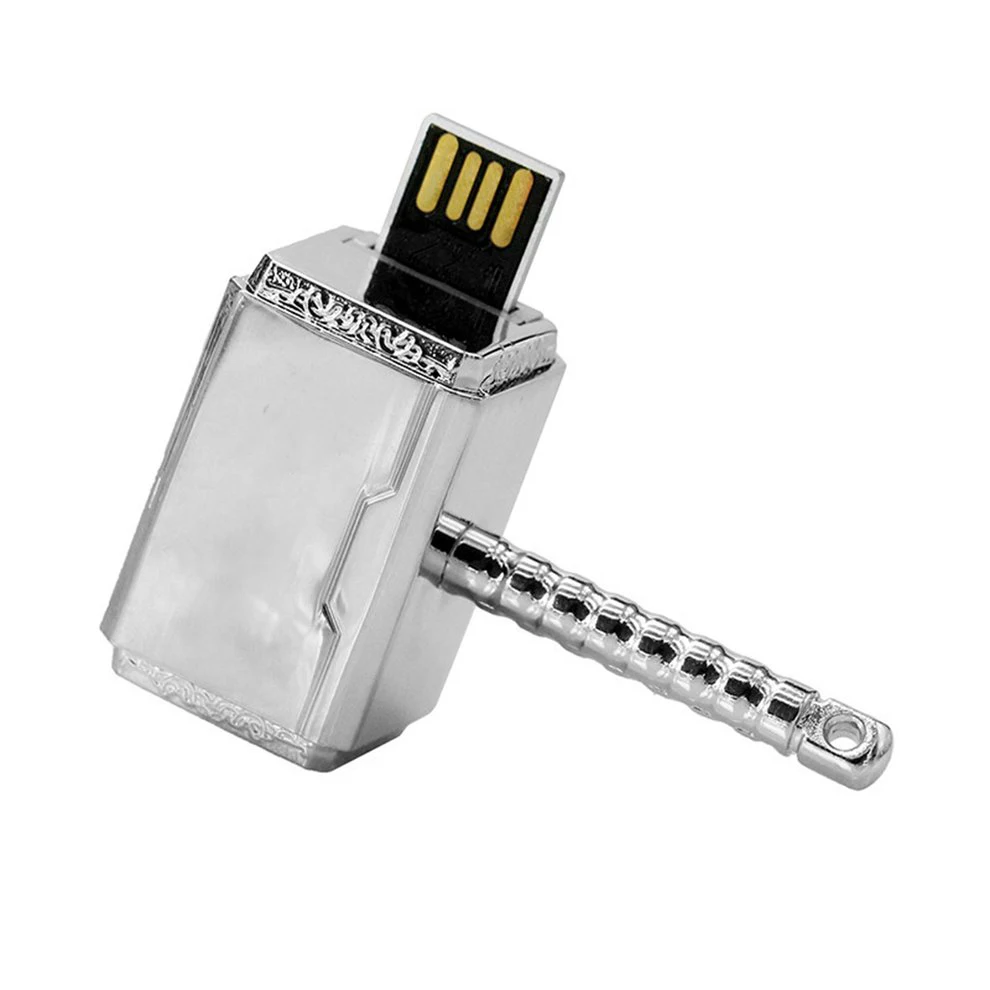 

5pcs Small Size Waterproof USB2.0 32G USB Flash Drive Super Fast Speed Ultra Stable Hammer Shape USB Flash Drive U Disk