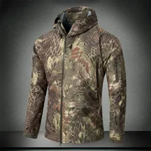 Mandrake Мужская водонепроницаемая ветрозащитная флисовая армейская тактическая Уличная Повседневная куртка пальто с капюшоном