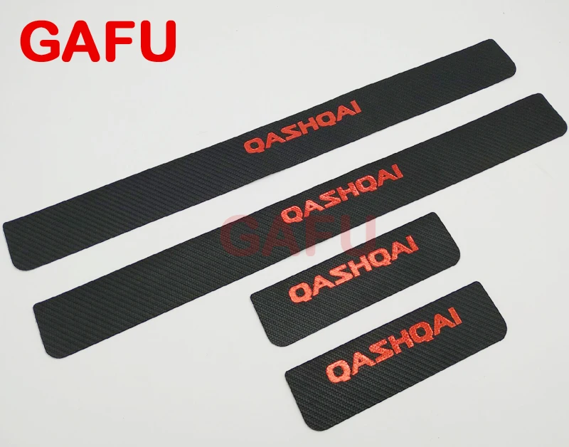 

For Nissan Qashqai J11 Door Sill Scuff Plate Guards Door Sills protector puerta qashqai Car Stickers
