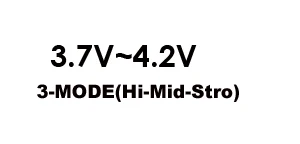 CREE xml светодиодный xml2 светодиодный T6 U2 Q5 драйвер 17 мм 3,7 v~ 4,2 v вход 900mA выход 5-режим Светодиодный драйвер для CREE XML светодиодный излучатель - Цвет: 3MODE2