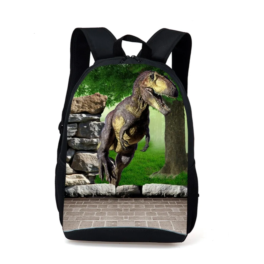 

16 inch dinosaur school bags for boys and girls animals big zipper backpack bags with laptop pocket