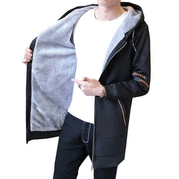 

2018 New Fashion Men Winter windbreaker Jacket Warm Thicken Coat male Parkas Casual Hooded Slim youth Outwear Large size M-5XL