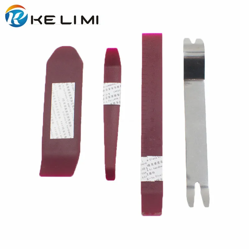 

KELIMI Car Disassembly Interior Tools Kits 4pcs/Set Vehicle Door Window Audio Molding Dash Panel Rivet Fasteners Clips Removal