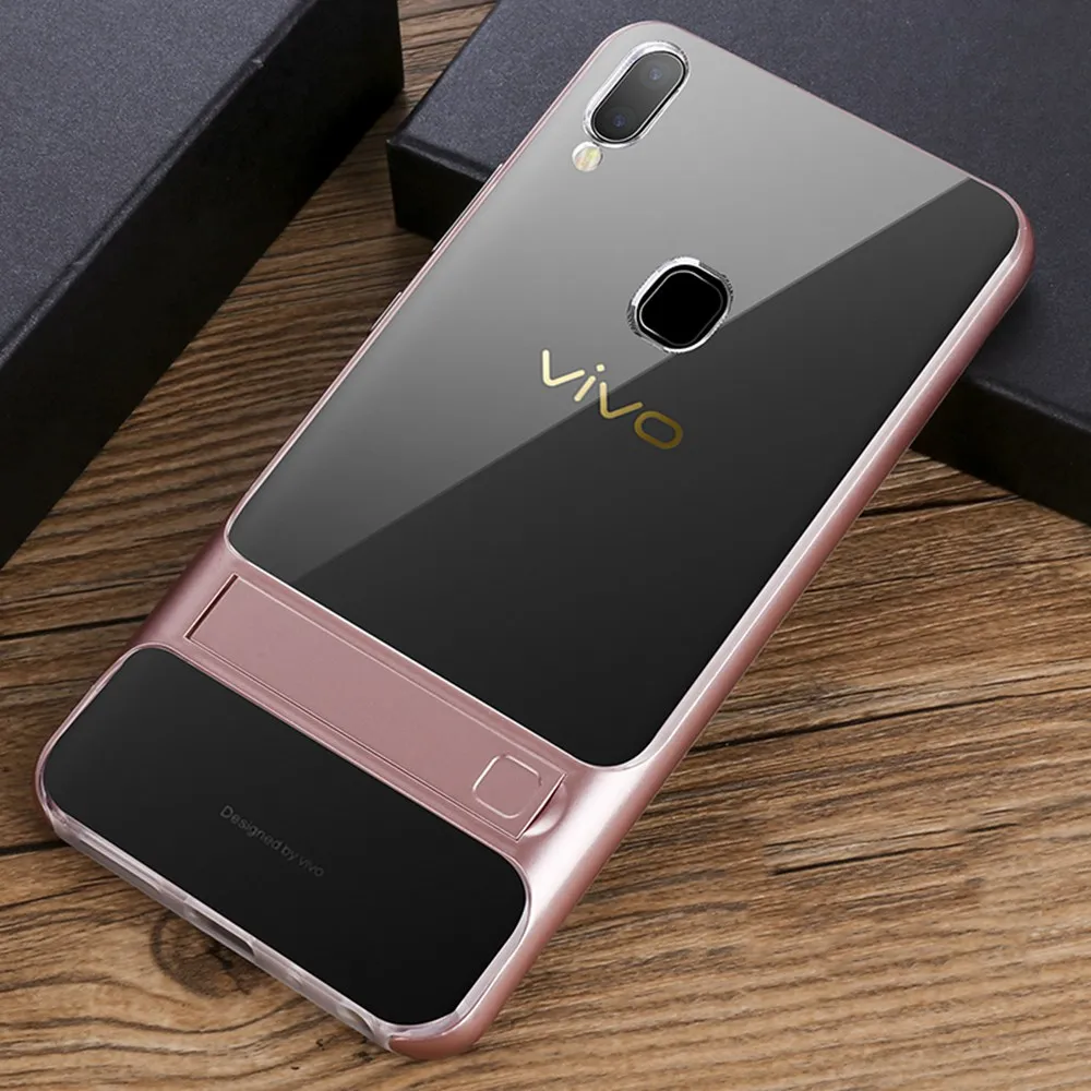 ДЛЯ vivo V9 чехол 6,3 дюймов планшетный ПК+ ТПУ Гибридный чехол-накладка стент задняя крышка чехол для vivo V9 Молодежные Y85 подставка чехол для телефона