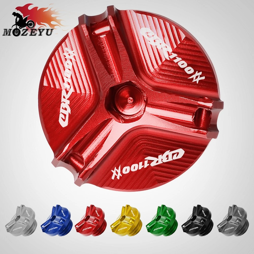 

For Honda CBR CBR1100XXV/XXW/XXX/XXY XX-1/XX-2/XX-3 CBR1100XX BLACKBIRD M20*2.5 Aluminum Motorcycle Oil Cap Fuel Tank Oil Cover