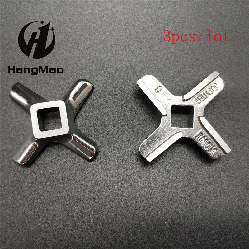 

Stainless steel 2 Pieces Meat Grinder Spare Parts #5 Blade Mincer Knife Fit Bosch Philips siemens