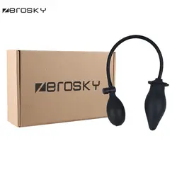 Zerosky Anal Plug насос надувные заполненных воздухом Секс-игрушки для взрослых гибкие G spot Стимуляция массаж с коробке секс-игрушки для женщин