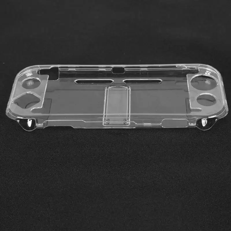 

Hard Clear Back Cover Environmentally Friendly PC Crystal Transparent Case Fit for Nintend Switch Lite with Stand Function