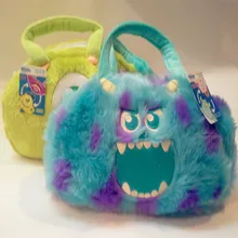 2016 New Arrival Plush Funny Sullivan Bag Women Handbags Monster University Wazowski Bolsa Cute Cartoon Animal Flaps