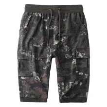 8XL летние мужские спортивные штаны с карманами, Укороченные спортивные штаны для бега, повседневные тренировочные спортивные штаны, спортивные брюки, спортивная одежда