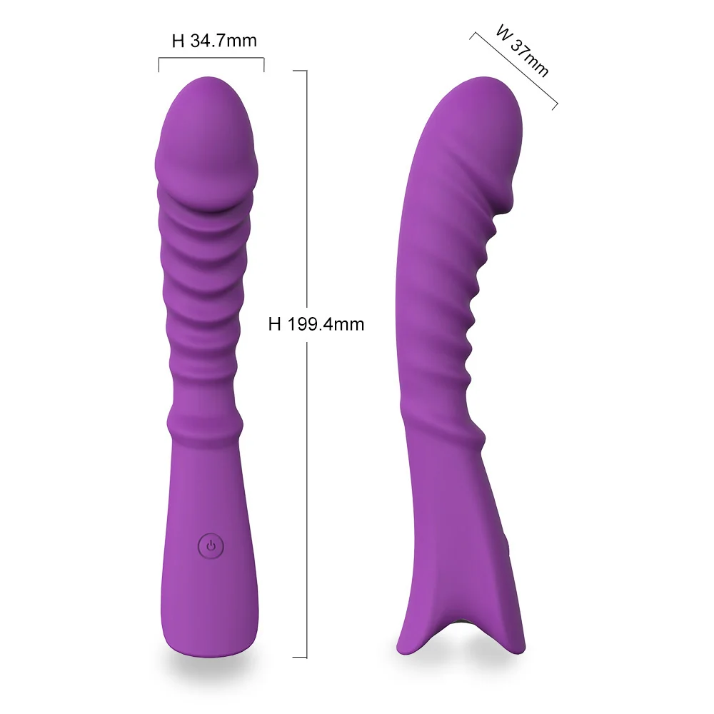 Вибратор SHD 7 с зарядкой от USB для стимуляции точки G и клитора|av vibrator|vibrator avclitoral