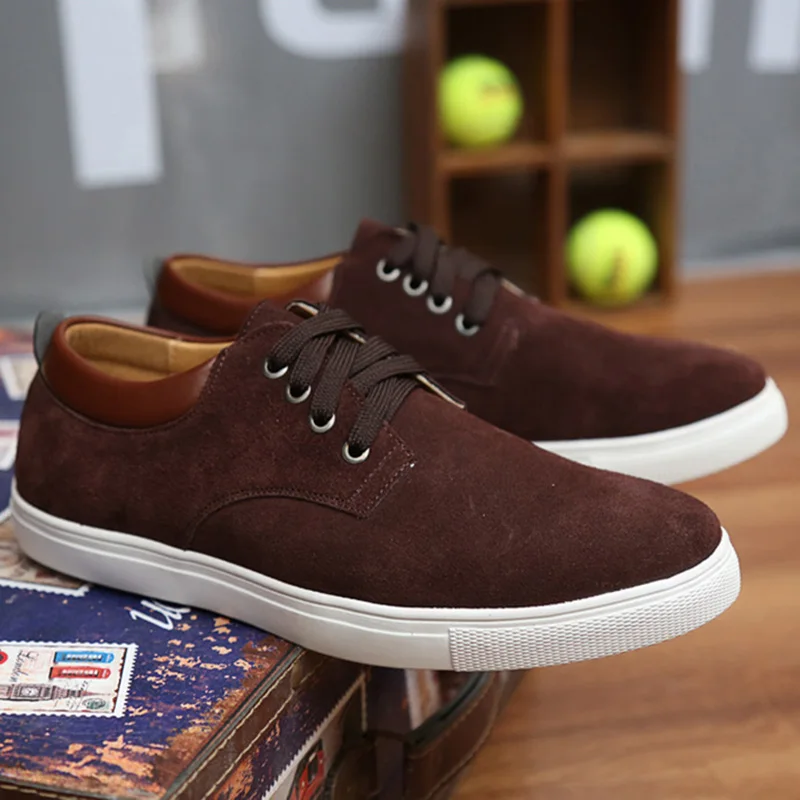 Mode Black 263 Automne Suede wine Chaussures No Formateurs En Casual Sport blue Cuir Taille De Hommes brown orange 2018 Grande W2e9DHIYE