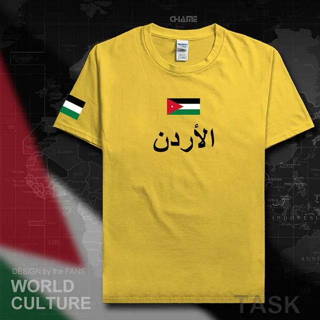 Jordan Jordanian men t shirt 2017 jerseys nation tshirt 100 cotton t