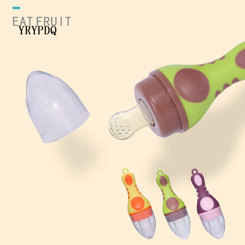 2018 NEW Baby Nipple 1Pcs Baby Pacifier Fresh fruit vegetable Food Milk Nibbler Feed Safe Baby Supplies Nippler Teat clip05
