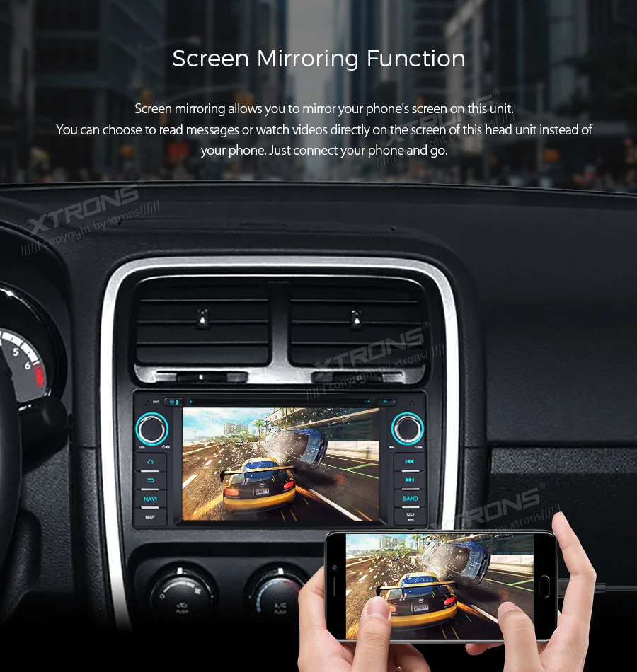 Excellent XTRONS 6.2" Android 8.1 Car Radio DVD Player RCA GPS Navigation for JEEP Commander Grand Cherokee DODGE Caliber Chrysler 11