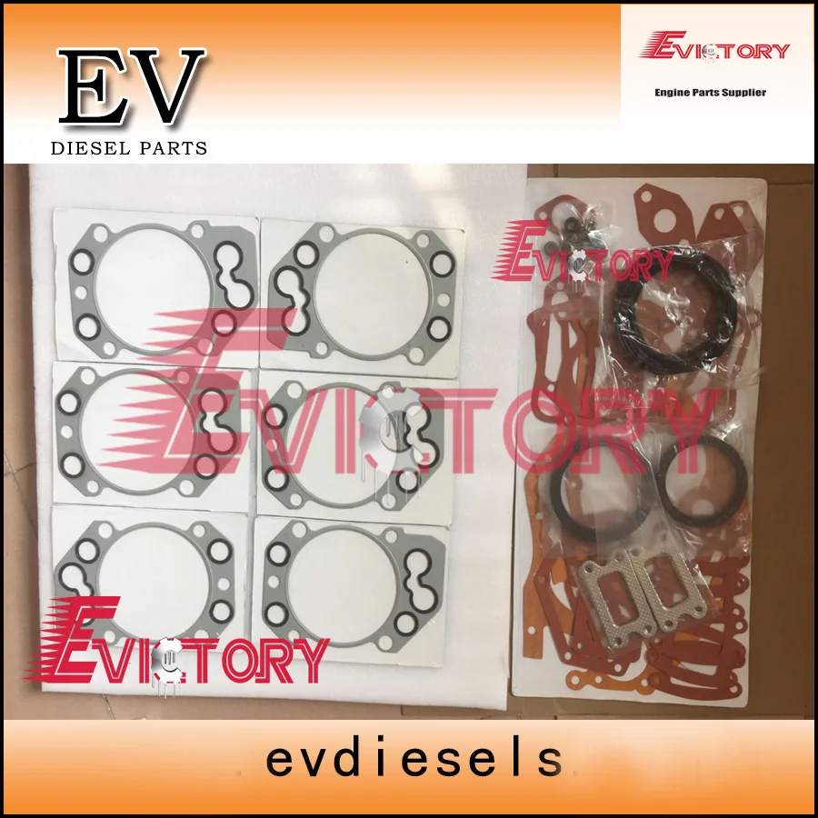 ^*Best Offers For LIEBHERR engine D926ti d926-ti D926 rebuild kit piston ring + gasket kit with cylinder liner O-ring + bearing set