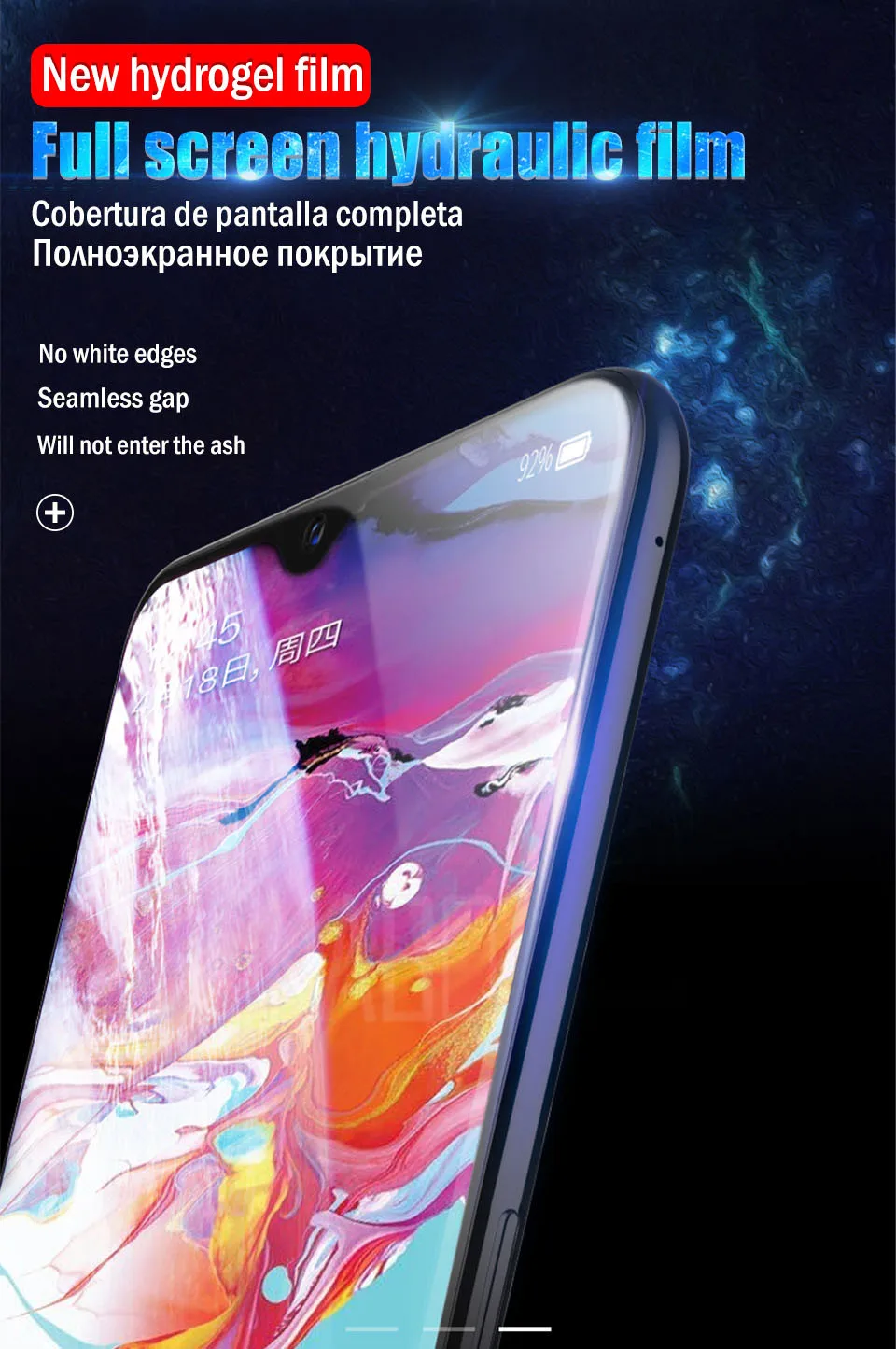 21D гидрогель гидрогель защитная гидрогелевая пленка для самсунг samsung Galaxy A50 S10 плюс S9 S8 A70 A30 A10 A20 A80 Экран протектор для samsung A90 M20 M30 M10 пленка note защитное стекло смартфон телефон