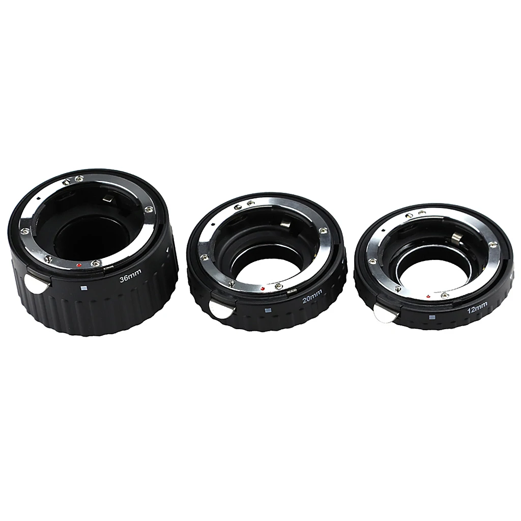 

12mm 20mm 36mm Auto Focus AF Macro Extension Tube Set for Nikon DSLR AF AF-S D3100, D3200, D3300, D5000
