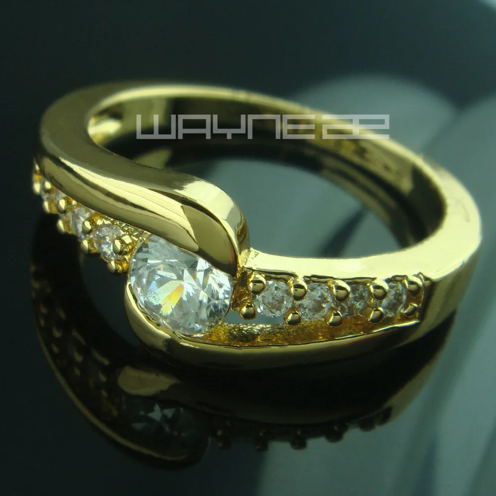 Классическое Обручальное кольцо золотого цвета R157 Размер M O Q|engagement ring|ring ringring size |